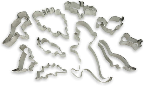 Handstand Kitchen Dinosaur Buddies 10-piece Cookie Cutter Assortment...