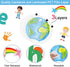 Together We Can Change The World Classroom Bulletin Board Set Hands with Hearts Diverse Children Cutouts for Kids and Teacher Party Favor Supplies...