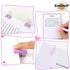 EooUooIP Desk Accessories Binding Set,Practical and Beautiful Lavender PurpleOffice Supplies Set,Stapler Hole Puncher Paper Clips and Ballpoint Pe...