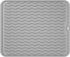 Silicone Dish Drying Mat for Multi-Usage, Dish Drying Mats for Kitchen Counters, Sink, Refrigerator, Drawer Liner with Rapid Drying and Easy Stora...