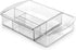 BINO | 7-Section Expandable Plastic Drawer Organizer | Makeup Storage | Space-Saving Makeup Storage | BPA - Free Material | Home Essential | Bathr...