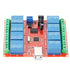 USB Relay,Relay Board,Relay Module,12V 8-Channel USB Controller Switch Relay Module for Intelligent Switch Control, Electrical Control, Industrial...