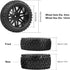 4P 12mm Hex RC Buggy Solid Wheel and Rubber Tires OD 87mm for 1/10 1/12 1/14 HSP HPI Hobao WLtoys Tamiya Off-Road Car...