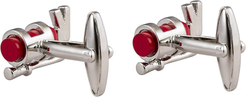 Knighthood Men's Red Fire Extinguisher Shape Cufflinks Red Shirt Cuff Links Business, Wedding Gifts with Gift Box...