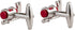 Knighthood Men's Red Fire Extinguisher Shape Cufflinks Red Shirt Cuff Links Business, Wedding Gifts with Gift Box...