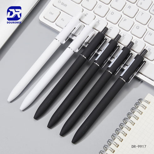 Gel Pens, Writing Pens, 12 Pcs 0.5mm Black Ink Pens Fine Point Smooth Writing Pens, Ball Point Pens for Journaling, Ink Not Skip, Cute Aesthetic O...