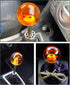 Z Star Manual Gear Stick Shift Knob,Z Stars Shift Knob with M8x1.25 M10x1.5 M10x1.25 Adapter,Universal Round Ball Gear Shifter Knobs (7 Star)...