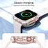 LETOID 40mm Bling Waterproof Screen Protector Case for Apple Watch Series SE 6 5 4, 2 in1 Front & Back Face Cover, Diamond Women Protective Bumper...