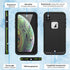 GUSTAVE iPhone Xs Waterproof Case, iPhone X Waterproof Case Wireless Charging Support Waterproof Shockproof Full-Body Rugged Cover Case with Built...