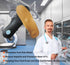 Thin Leather Insoles for Men Arch Support Insoles for Pain Relief Heel Spurs Plantar Fasciitis Orthotic Insoles for Men Thin Shoe Soles with Semi-...