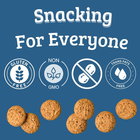 Mi-Del Ginger Snap Cookies Flavor - Non GMO Certified, 0g Trans Fat Gluten Free Cookies Snacks (Pack of 1)...
