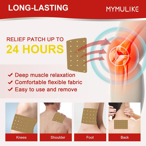 60 Count Tiger patch, Heat Patches for Knee Neck and Shoulder...