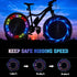 LED Bicycle Wheel Lights Waterproof Bike Spoke Reflector Bicycle SpokeLights Bicycle Accessories...
