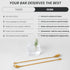 A Bar Above Bar Spoon Set, Spiral Handle, Stainless Steel Mixing Spoons for Cocktail Mixer Set, to Stir and Layer, Basic Professional or Home Bars...