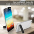 Giantree Ultra Thin Cell Phone Holder, Adjustable Mini Alloy Phone Kickstand Portable Phone Stand Foldable Phone Stand for Mobile Phone Tablet (Bl...