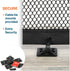 Roving Cove Stair Banister Guard 10ft x 3ft, Railing Safety Net for Baby Proofing, Child Safety Gate Cover, Balcony Mesh Netting, Ebony Black...