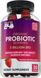 Organic probiotic gummies 5 Billion CFUs, Max Strength Probiotics Gummy Supplement for Women and Men with natural Strawberry Flaver 30 Gummies...