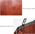 Segater® Women Retro Hollow Oil Wax PU Leather Handbag Kiss Lock Crossbody Purse Vintage Messenger Bag Tote...