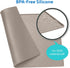 MIGHTY MONKEY 100% Waterproof Dog Food Mat, Raised Edges Silicone Pet Feeding Placemat for Cat, Dogs, Pet Bowls, High Lipped Tray Prevents Water S...