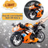 Toy Motorcycles, Diecast Motorcycle Toy with Music Lighting,Toy Motorcycle for Kids 3-5,Toy Motorcycles for Boys (Orange)...