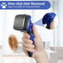 Self-Cleaning Slicker Brush Dog Grooming Brush Shedding and Grooming Tool for Pets Removes Loose Hair Cat Hair Brush for Shedding (Large, Blue)...