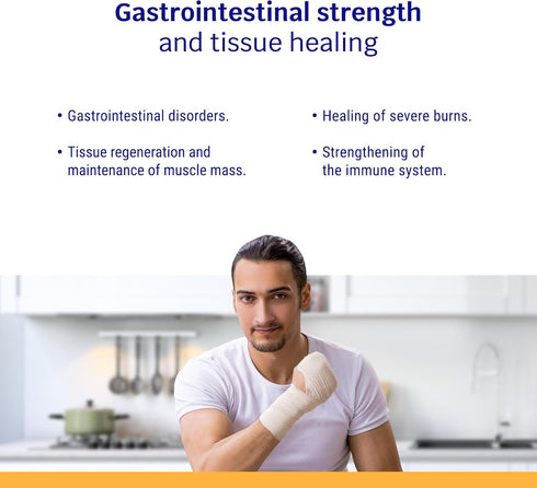 Nutrisite Restore Powder for Wound Healing Support, includes Whey Isolate Protein, L-Glutamine, Vitamins A, C, and Zinc – Gluten and Sacarose Free...