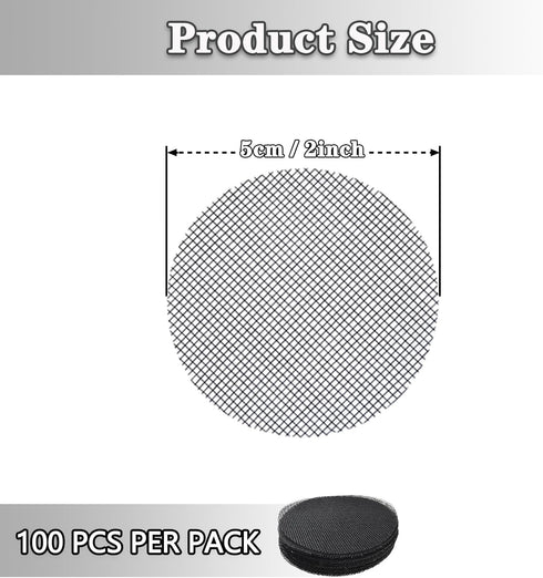 Flower Pot Hole Mesh Pad, Bonsai Pot Bottom Grid Mat Mesh, 2 Inch Flower Plant Succulent Pot Hole Mesh Pad Drainage Mesh Hole Screen Gasket Preven...