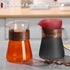 Bincoo Pour Over Coffee Maker Holds 4 Cups, 16.9oz Coffee Dripper Borosilicate Glass Coffee Carafe Brewer,Permanent Resuable Removable Coffee Serv...