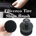 Auto Tire Brush, Seal Design with Cover, High Density Portable Car Brush (Black)...
