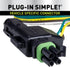 Hopkins Towing Solutions 41115 Plug-In Simple CHEVROLET / GMC Vehicle Specific Kit, Compatible With Chevrolet, GMC and ISUZU Selected Models (Plea...