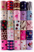 Summer-Ray 25 Yards (25 x 1 Yard) Grosgrain Ribbon 1.5 inch (38mm) Mixed Colors Value Pack...