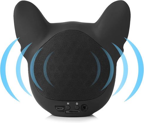 Tbest French Bulldog Speaker,Portable Dog Shaped Stereo Sound Music Player Bluetooth Speaker...