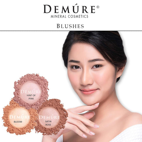 Demure Mineral Blush Makeup (Hint of Pink), Loose Powder Makeup, Natural Makeup, Blush Makeup, Professional Makeup, Cruelty Free Makeup, Blush Pow...