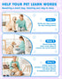 Dog Buttons for Communication, 4 Dog Talking Button Set, Speaking Buttons for Cats and Dogs, 30s Voice Recordable Pet Training Buzzer with Waterpr...