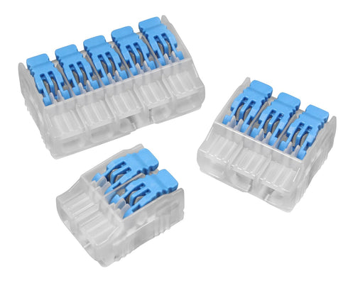 Ideal Electrical 30-01L23 in-Sure Lever Wire Connector 3-Port, 10/Bag...