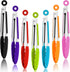 7Pack Kitchen Tongs,7 Inch Small Silicone Tongs with Stainless Steel Silicon Handles and Nylon Tips,Heat Resistant Non-Stick Cooking Tongs,Mini Lo...