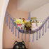Boho Stuffed Animals Net or Hammock Large,55 inch Toy Hammock Macrame Stuff Animal Storage Corner Hanging Net Holder,Mesh Hammock Plush Toy Organi...