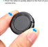 PATIKIL 28mm Lens Cap, 4 Pack Sides Pinch Snap Camera Lens Cover for Front Lens with Cloth, Suitable for 28mm Thread Universal DSLR Lenses, Black ...