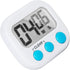 6 Pack Small Digital Kitchen Timer Magnetic Back and ON/Off Switch,Minute Second Count Up Countdown, White...
