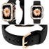 DABAOZA Compatible for Apple Watch Bands 40mm with Bumper, Bling Glitter Women Silicone Soft Comfortable Strap for iWatch SE Ultra Series 10 9 8 7...