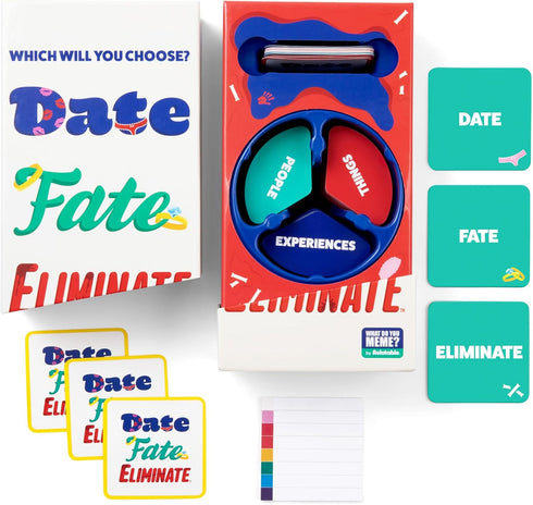 WHAT DO YOU MEME? Date Fate Eliminate — The Card Game That Tests Your Taste...