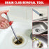 Flexible Grabber Claw Pick Up Reacher Tool With 4 Claws, 63 Inch Bendable Hose Pickup Reaching Assist Tool Drain Snake Hair Drain Clog Remover Too...