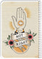 BookFactory NotRight (Left-Handed) Notebook/Lefty Notebook 120 pages 6" x 9" Wire-O (JOU-120-69CW-A-(NotRightHand))...