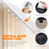 30 Sets (60 Pcs) Clear Vertical Blind Repair Tabs, Vertical Blinds Repair Kit, Vertical Blinds Replacement Slats?Pre-Cut Blind Fixers Peel Back Ad...