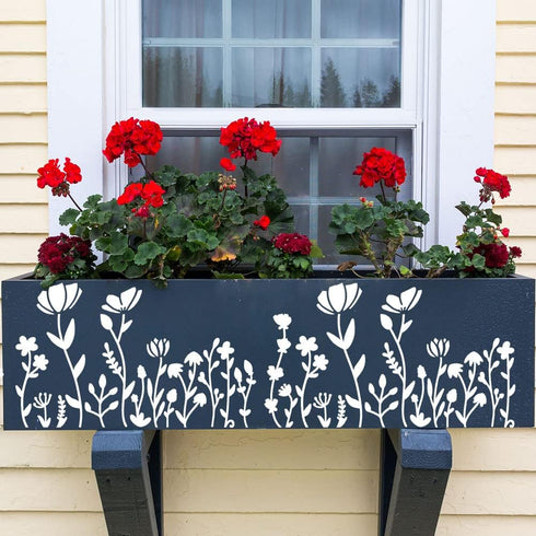 Wild Flower Stencils for Painting 11X8.3" Large Flower Stencil for Walls Leaf Cherry Blossom Vine Stencils Reusable Drawing Stencils for Painting ...