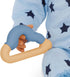 LullaBaby – 14" Baby Doll Clothing Set – Pajama Onesie Outfit – Hat With Soft 3D Spikes, Teether, Fuzzy Slippers – Imaginative Play – Toys For Kid...
