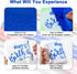 Blue Permanent Vinyl - Blue Adhesive Vinyl Roll for All Cutting Machine, Permanent Outdoor 12" x11FT for Decor Sticker, Car Decal, Scrapbooking, S...