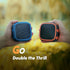DOSS Waterproof Bluetooth Speaker with Big Sound, 22H Playtime, IP67 Waterproof and Dustproof, Durable Carabiner, Portable Outdoor Speaker with Cl...
