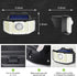 TWINSLUXES Solar Outdoor Lights, 3 Lighting Modes Solar Motion Sensor Security Lights, Solar Flood Lights 270°Wide Angle, IP65 Solar Wall Lights,S...