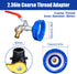 IBC Tote Tank Adapter Faucet, 275-330 Gallon Tote Water Tank Adapter Coarse Thread S60X6 Outlet 1/2" GHT Male Adapter Fitting...
